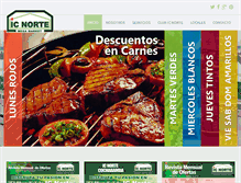 Tablet Screenshot of icnorte.com